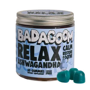 Relax Ashwagandha, 60 drajeuri gumate, Badagoom