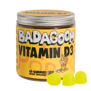 Vitamin D3, 60 jeleuri gumate, Badagoom