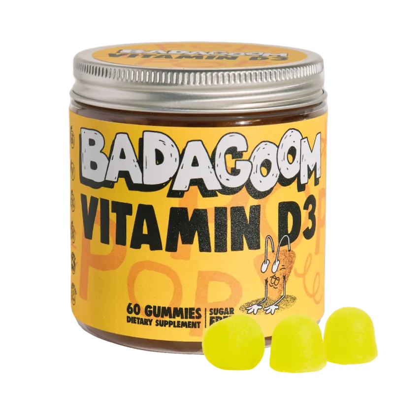 Vitamin D3, 60 jeleuri gumate, Badagoom — preț și oferte