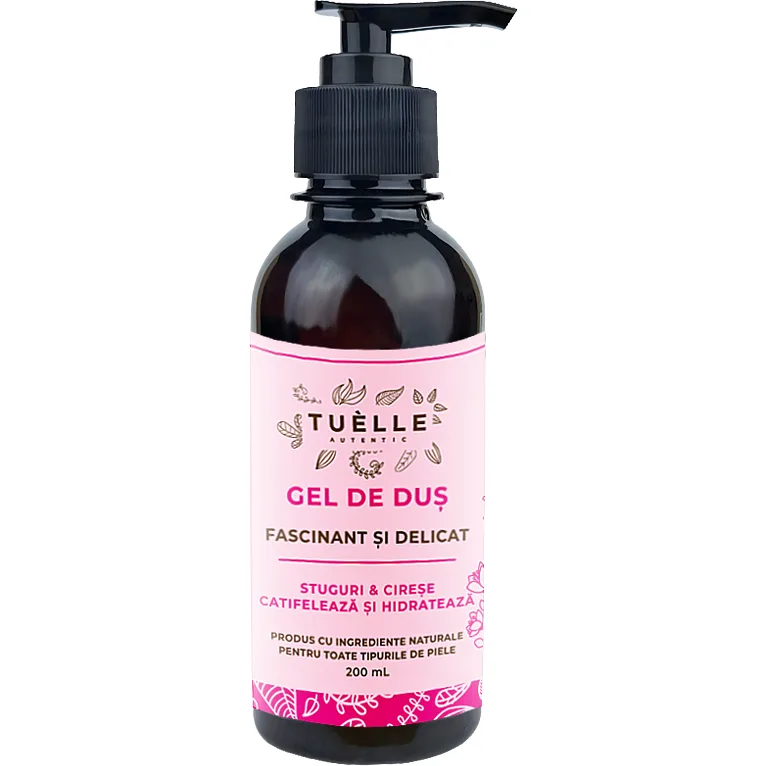 Gel de Dus cu Struguri si Cirese 200ml TUELLE AUTENTIC — preț și oferte
