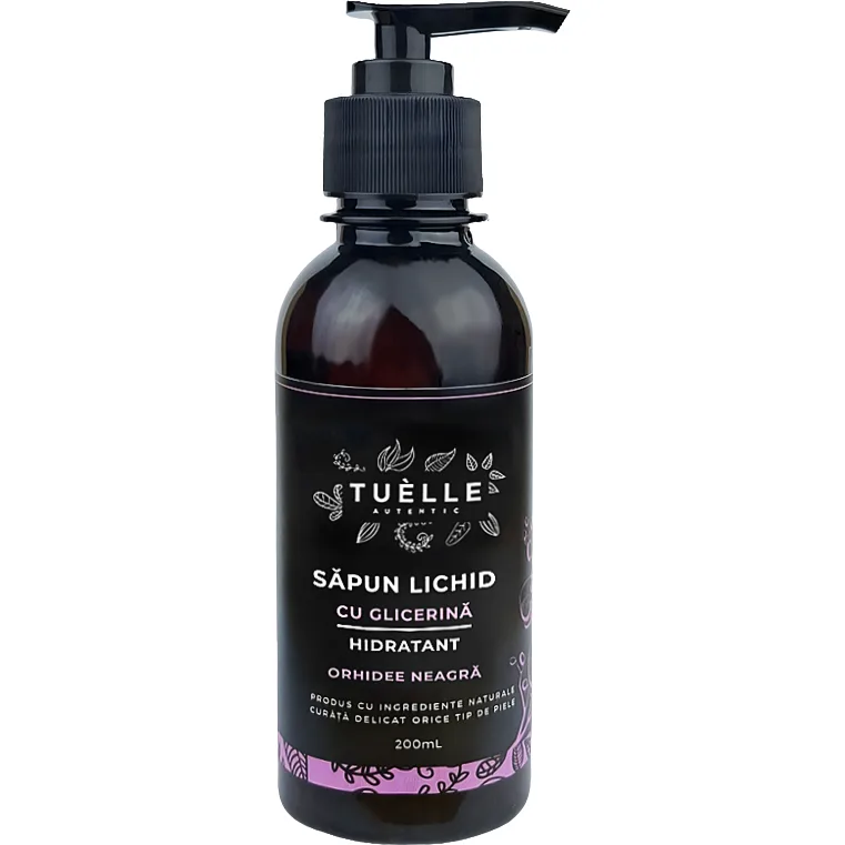 Sapun Lichid cu Glicerina si Orhidee Neagra 200ml TUELLE AUTENTIC — preț și oferte