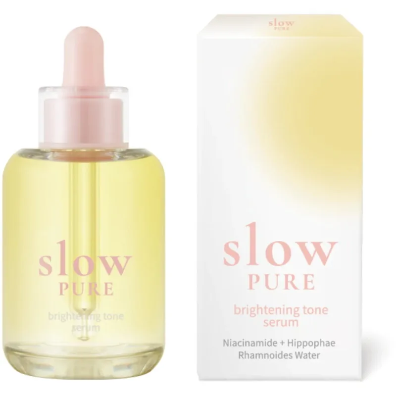 Ser Iluminator cu Niacinamide si Apa de Catina Brightening Tone Serum 50ml SLOWPURE — preț și oferte