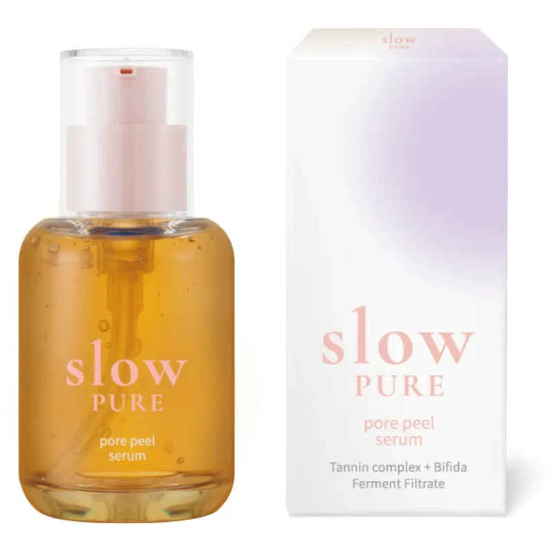 Ser Exfoliant pentru Pori cu Complex de Tanini si Bifida Ferment Filtrate Pore Peel Serum 50ml SLOWPURE — preț și oferte