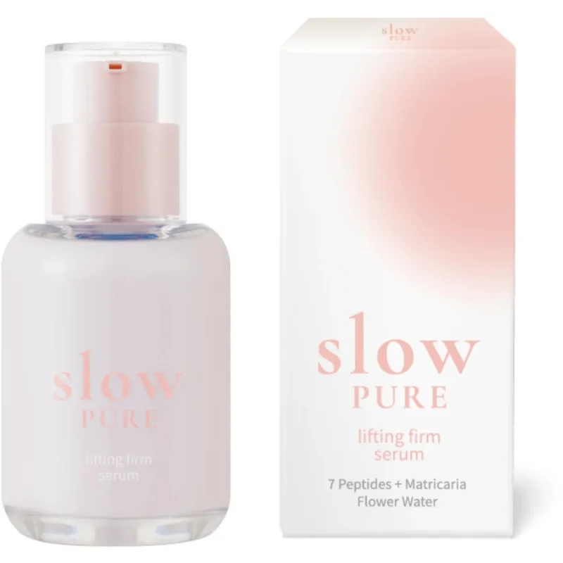 Ser cu Efect de Lifting si Fermitate cu 7 Tipuri de Peptide si Apa de Musetel Lifting Firm Serum 50ml SLOWPURE — preț și oferte