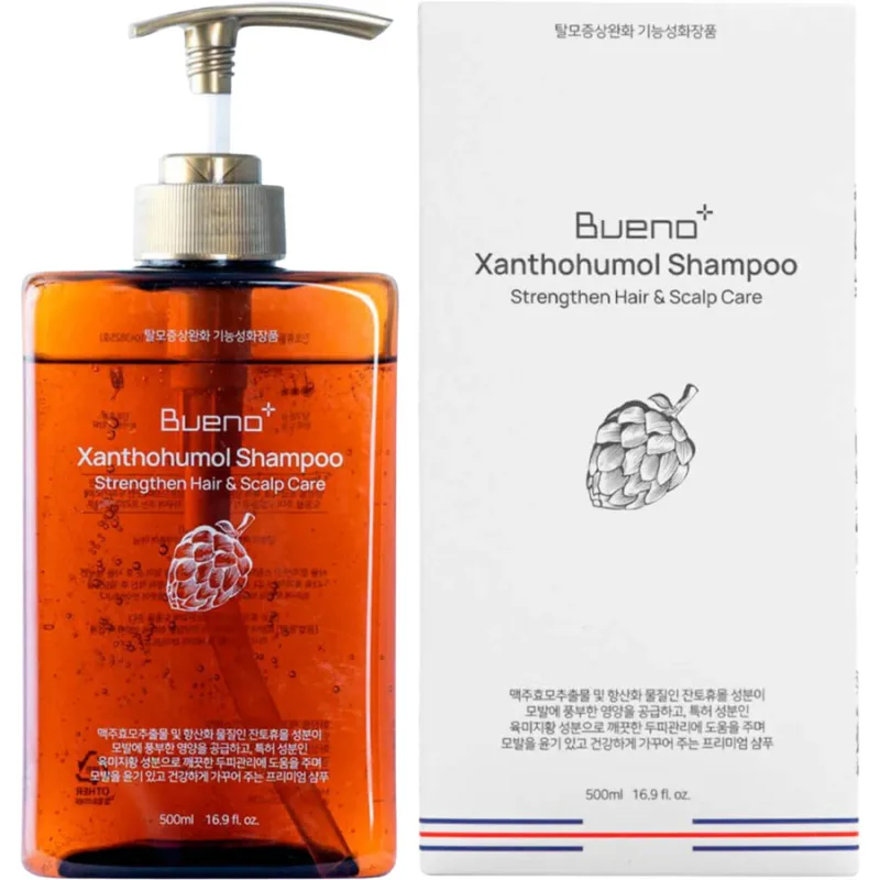 Sampon Echilibrant pentru Cresterea si Fortifierea Parului cu Xanthohumol 500ml Bueno — preț și oferte