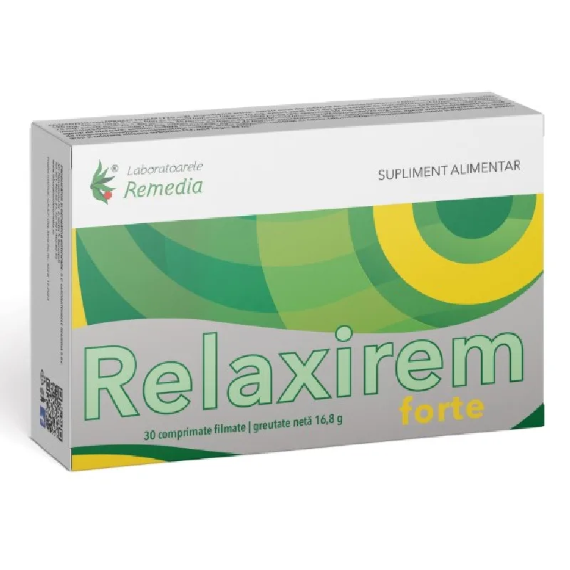Relaxirem Forte 30 comprimate, Remedia — preț și oferte