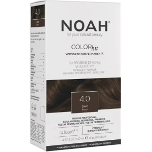 Vopsea de Par Permanenta fara Amoniac cu Proteina de Orez si Ulei de In 4.0 Saten 140ml