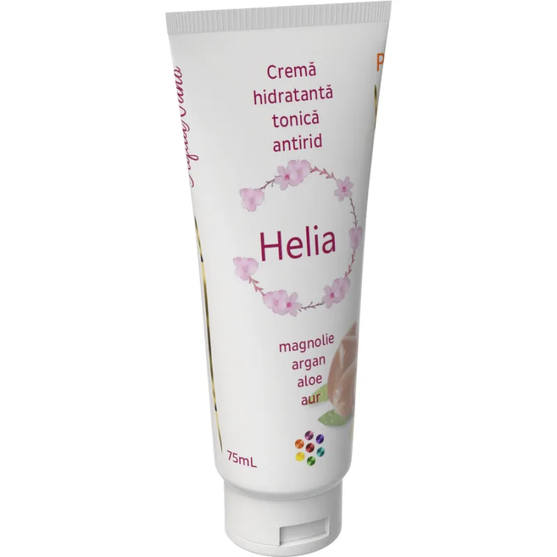 Crema Hidratanta Tonica Antirid cu Extract de Magnolie, Argan, Aloe, Aur si Argint Helia 75ml — preț și oferte