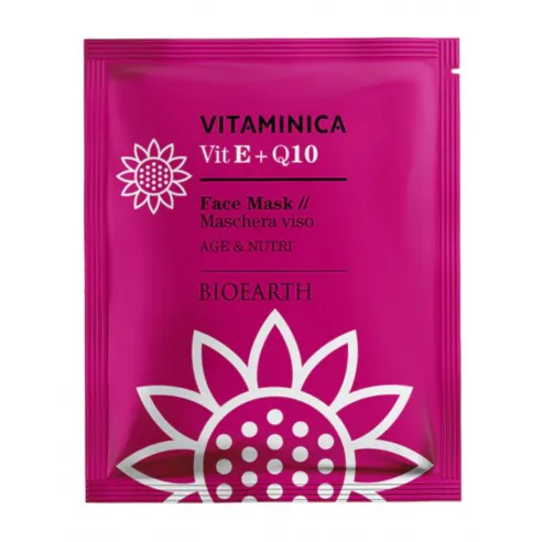 Masca Servetel Antirid pentru Ten cu Q10 si Vitamina E 15ml Bioearth — preț și oferte
