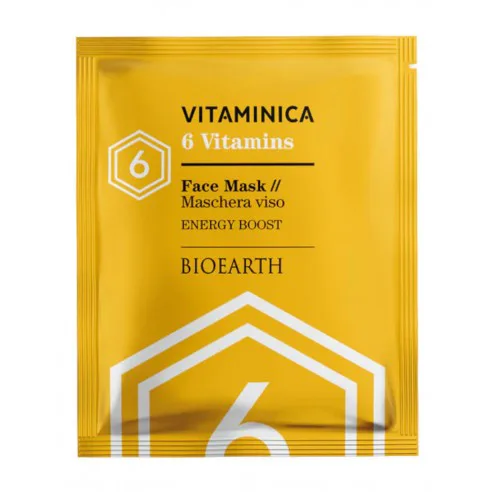 Masca Servetel pentru Ten cu 6 Vitamine Energy Boost 15ml Bioearth — preț și oferte