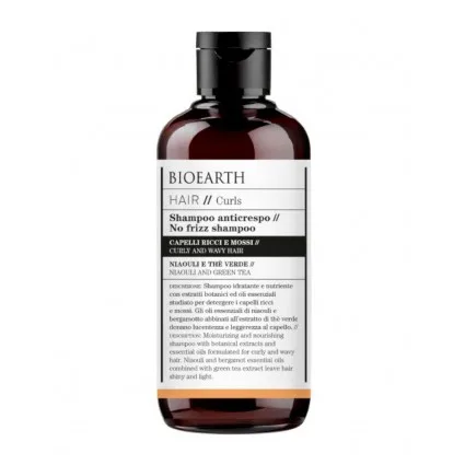 Sampon pentru Par Ondulat si Cret cu Ceai Verde 250ml Bioearth — preț și oferte