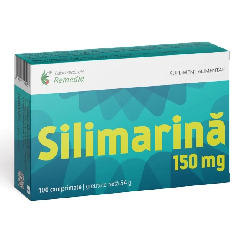 Silimarina 150 mg, 100 comprimate, Remedia — preț și oferte