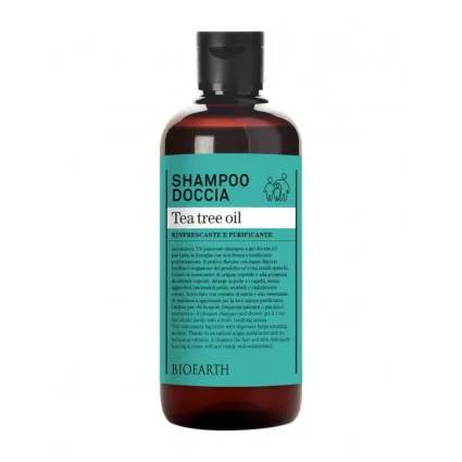 Sampon si Gel de dus cu Arbore de Ceai 500ml Bioearth — preț și oferte