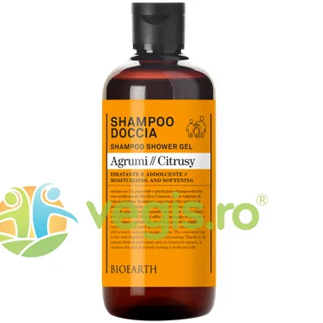 Sampon si Gel de Dus cu Parfum de Citrice 500ml Bioearth — preț și oferte