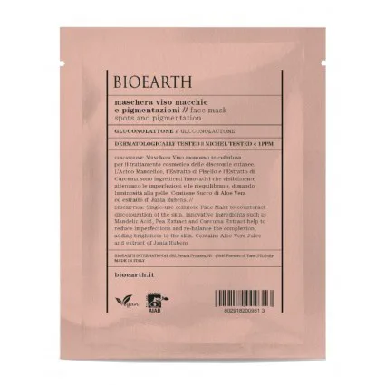 Masca Servetel pentru Ten pentru Pete Pigmentare 1buc Bioearth — preț și oferte