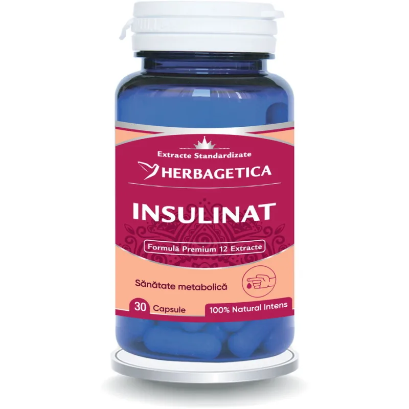 Insulinat 30cps HERBAGETICA — preț și oferte