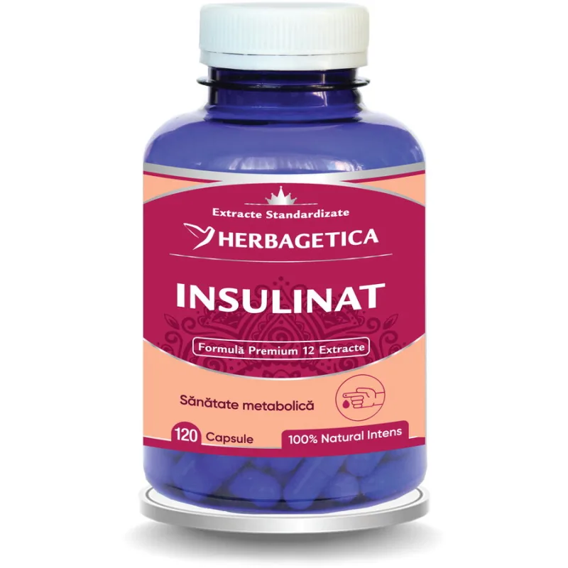 Insulinat 120cps HERBAGETICA — preț și oferte