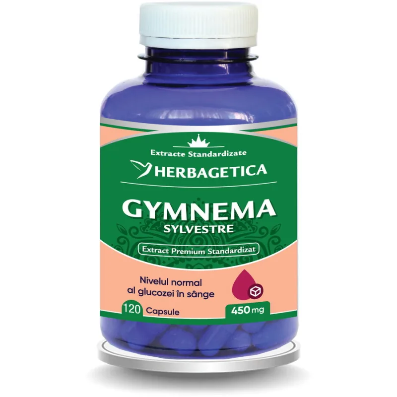 Gymnema Sylvestre 120cps HERBAGETICA — preț și oferte