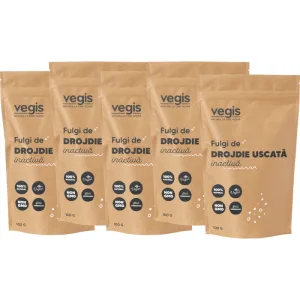 Pachet Fulgi de Drojdie Uscata Inactiva 500g (5 x 100g)