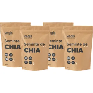 Pachet Seminte de Chia 1kg (4 x 250g)