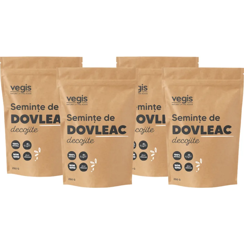 Pachet Seminte de Dovleac Decojite 1kg (4 x 250g) VEGIS — preț și oferte
