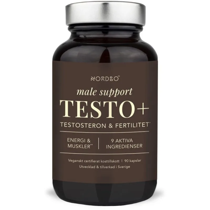 Nordbo Testo+, Complex pentru Sustinerea Nivelului de Testosteron, Energie si Fertilitate 90cps — preț și oferte