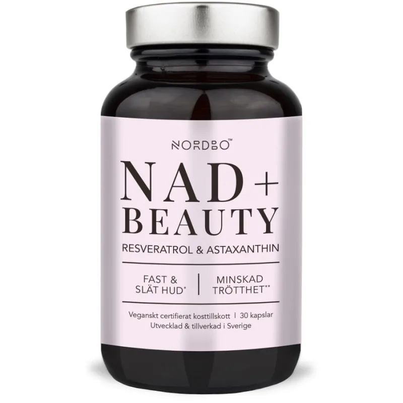 NAD+ Beauty, Supliment Premium pentru Piele, Colagen si Energie Celulara 30cps NORDBO — preț și oferte