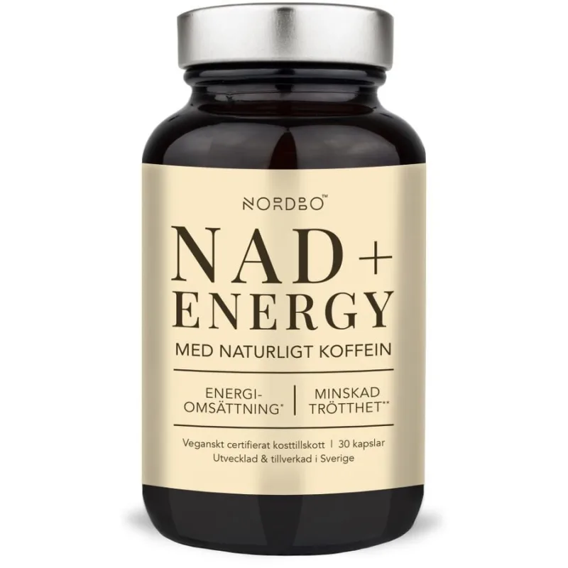 NAD+ Energy, Energie Celulara si Vitalitate 30cps NORDBO — preț și oferte