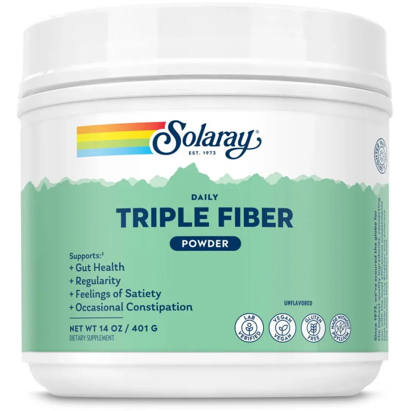 Triple Fiber 401g Solaray — preț și oferte