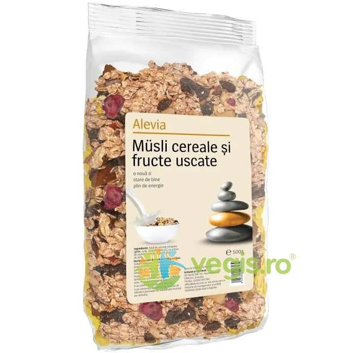 Musli Cereale si Fructe Uscate 500g ALEVIA — preț și oferte