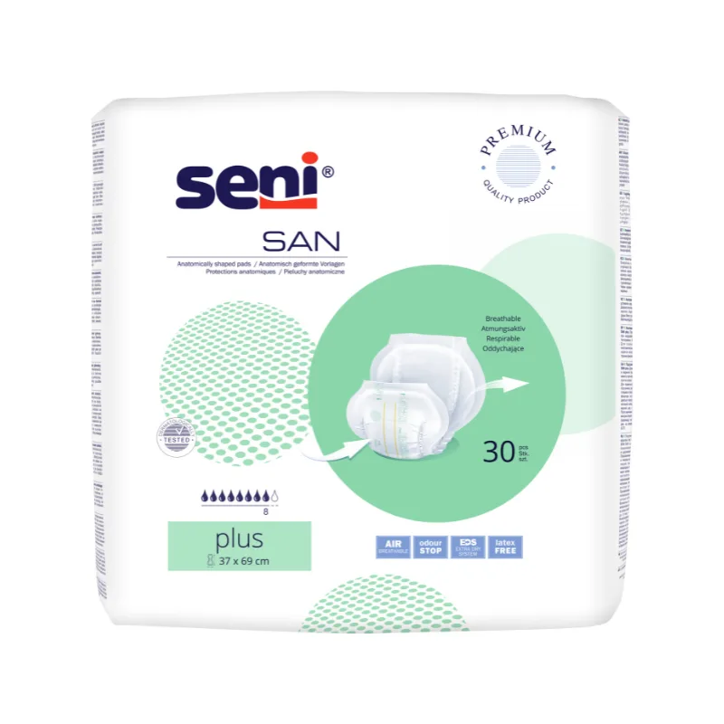Absorbante pentru incontinenta Plus, San, 30 bucati, Seni — preț și oferte