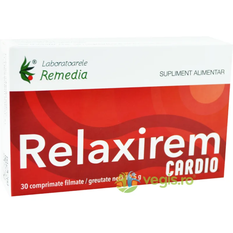 Relaxirem Cardio 30cpr REMEDIA — preț și oferte