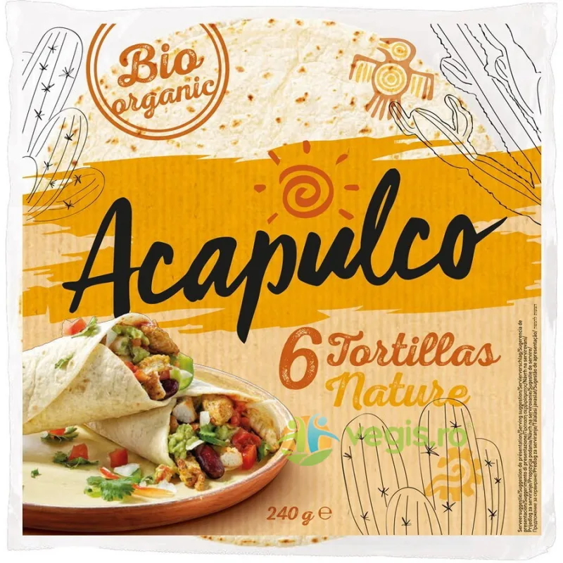 Lipii Tortilla Ecologice/Bio 240g ACAPULCO — preț și oferte