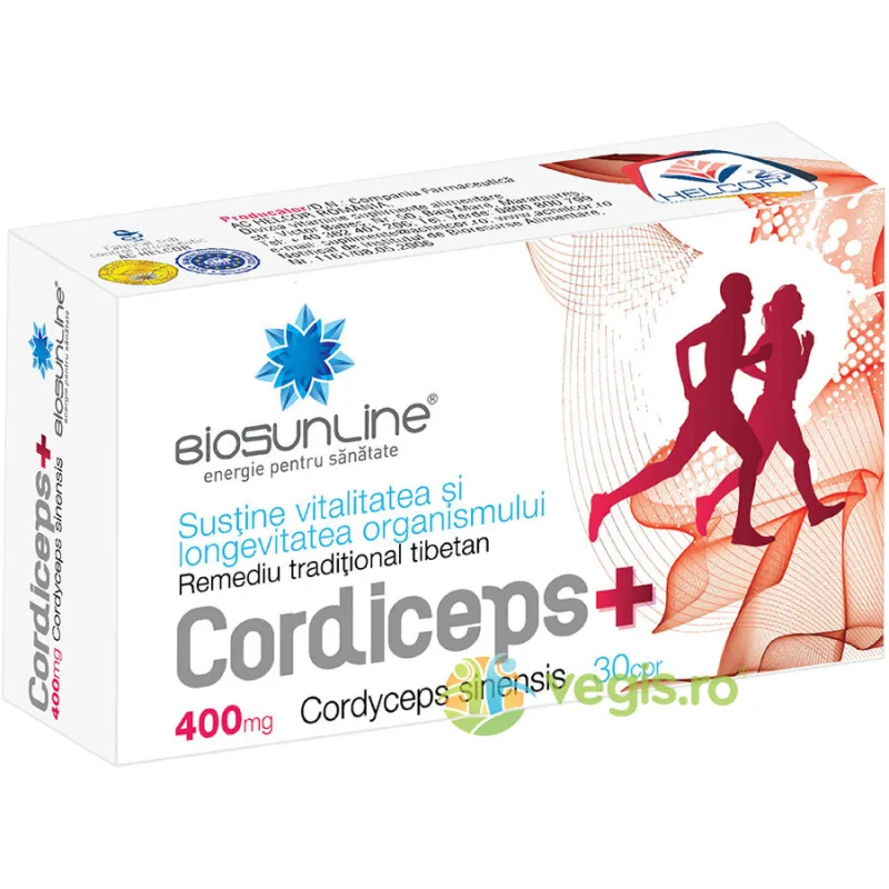 Cordiceps Plus 400mg 30cpr BIOSUNLINE — preț și oferte