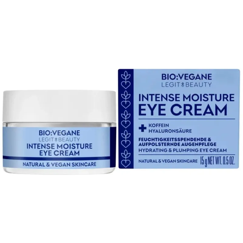 Crema pentru Ochi Intens Hidratanta cu Acid Hialuronic si Cafeina Legit Beauty 15g — preț și oferte