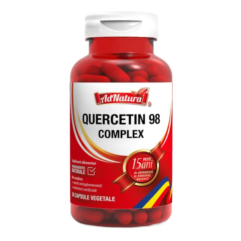 Quercetin 98 Complex, 30 capsule, AdNatura — preț și oferte