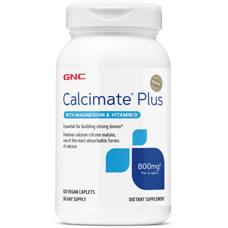 Calciu 800mg cu Magneziu si Vitamina D3 120tb GNC — preț și oferte