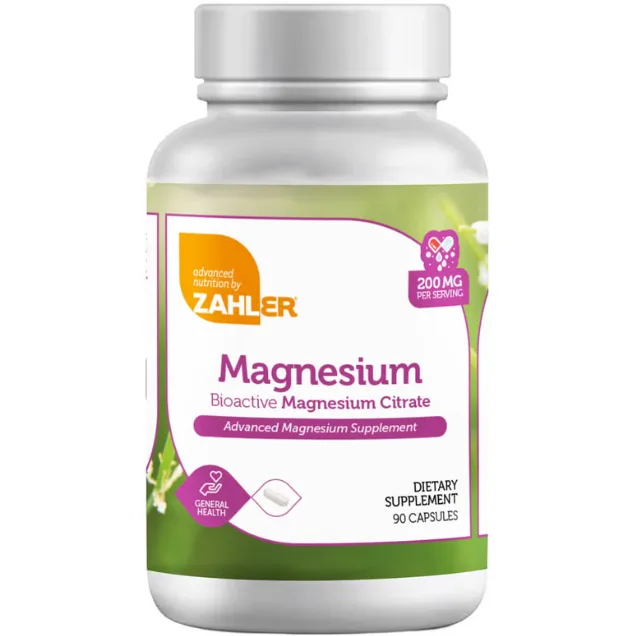 Citrat de Magneziu pentru Sanatatea Inimii si Sistemului Nervos 90cps ADVANCED&nbsp;NUTRITION&nbsp;BY&nbsp;ZAHLER — preț și oferte