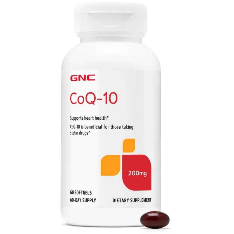Coenzima Q-10 Naturala 200mg 60cps gelatinoase GNC — preț și oferte