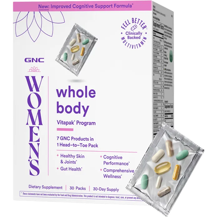 Complex de Multivitamine pentru Femei pentru Intregul Organism 30 pachete GNC — preț și oferte