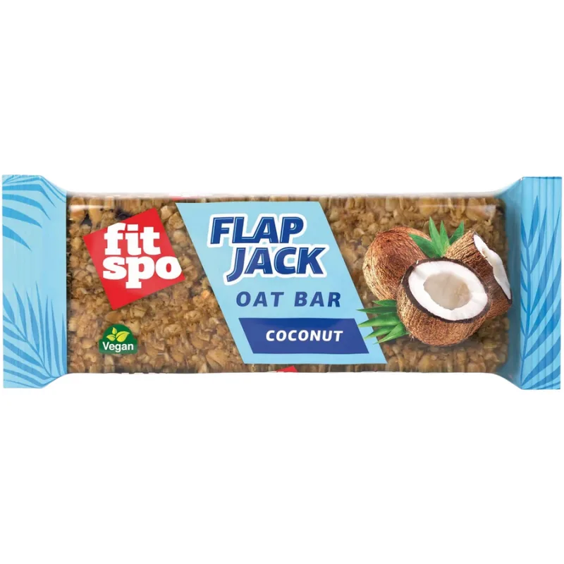 Baton Flapjack cu Aroma de Cocos 80g FITSPO — preț și oferte
