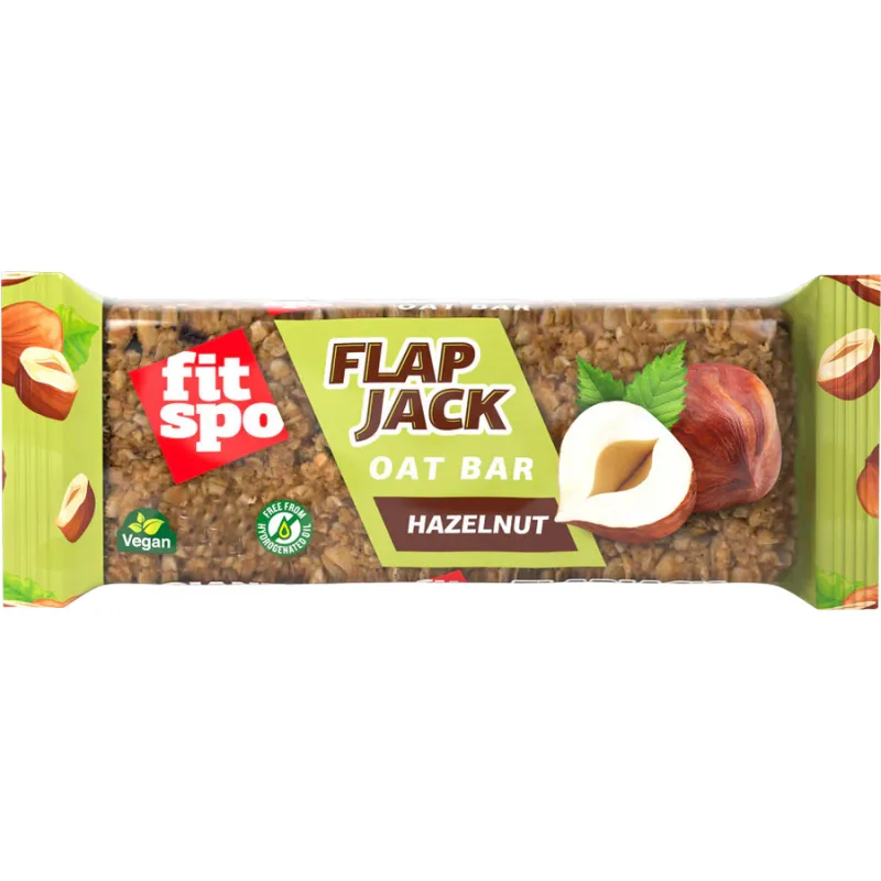 Baton Flapjack cu Aroma de Alune de Padure 80g FITSPO — preț și oferte
