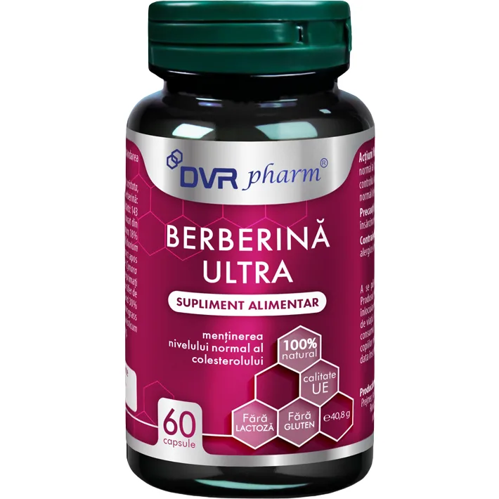 Berberina Ultra 60cps DVRPharm — preț și oferte