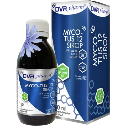 Myco-Tus 12 Sirop 150ml DVRPharm — preț și oferte