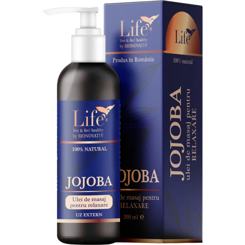 Ulei de Masaj pentru Relaxare cu Jojoba 200ml BIONOVATIV — preț și oferte