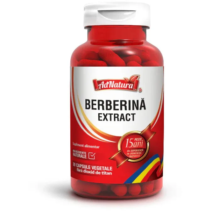 Berberina Extract 30cps ADNATURA — preț și oferte