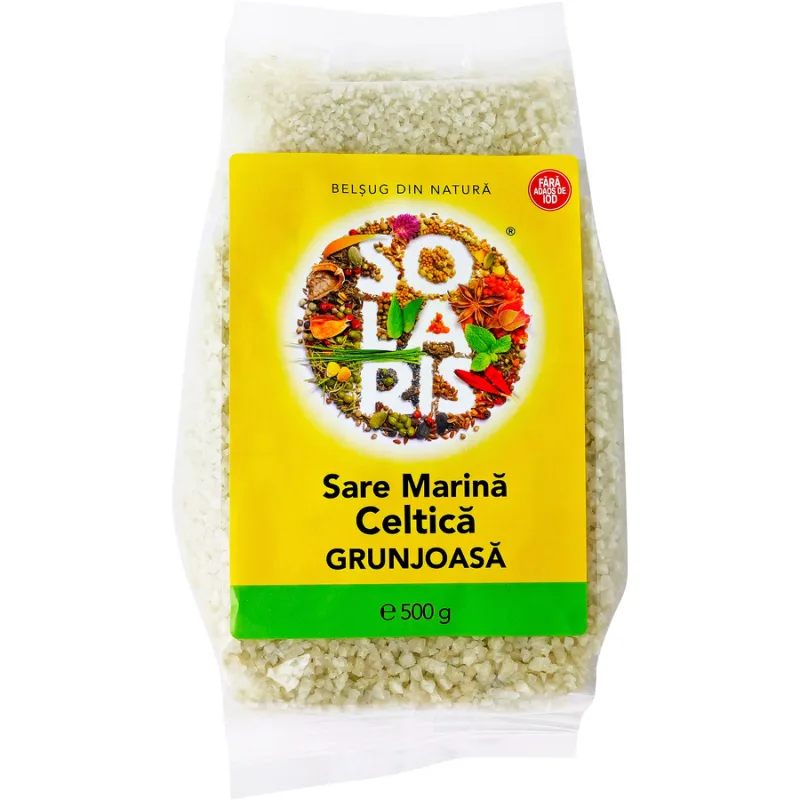 Sare Marina Celtica Grunjoasa 250g SOLARIS — preț și oferte