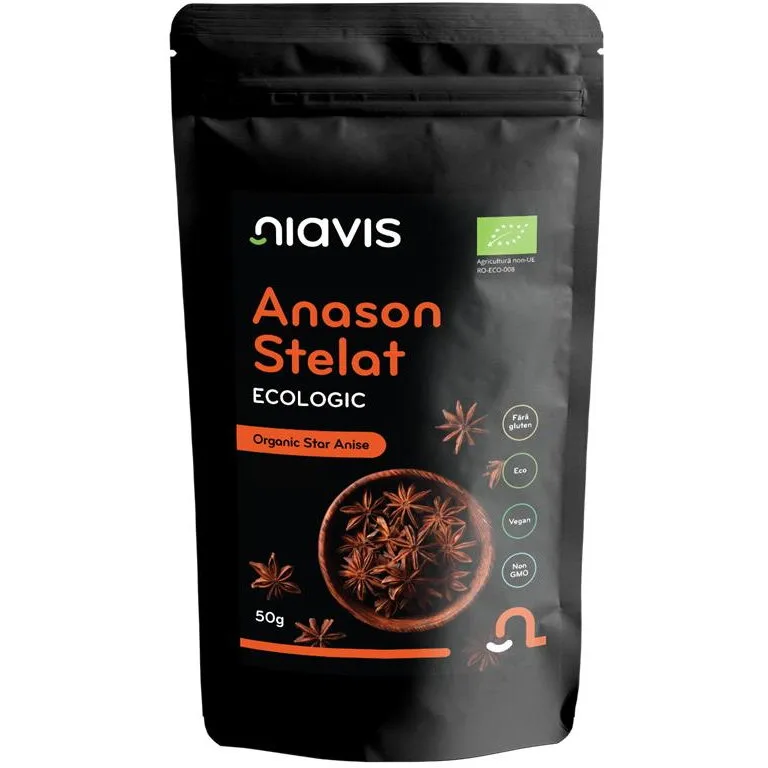 Anason Stelat Ecologic/Bio 50g NIAVIS — preț și oferte