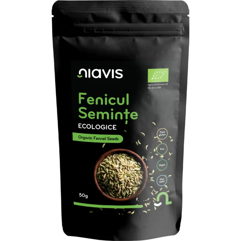 Fenicul Seminte Ecologic/Bio 50g NIAVIS — preț și oferte