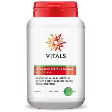 Ultra Pure EPA/DHA 1000mg 60cps gelatinoase moi VITALS — preț și oferte
